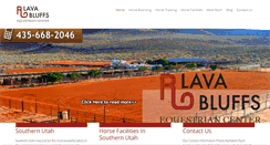 Desktop Screenshot of lavabluffs.com